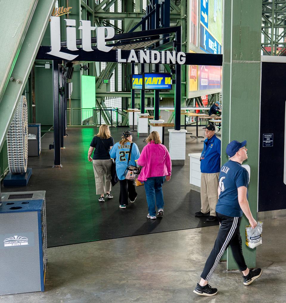 Retail space improvements and concourse replacements at American Family Field in Milwaukee has a focus on creating new spaces for groups to congregate.