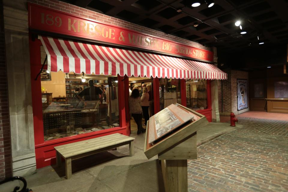 "Streets of Old Detroit" is among the exhibits at the Detroit Historical Museum.