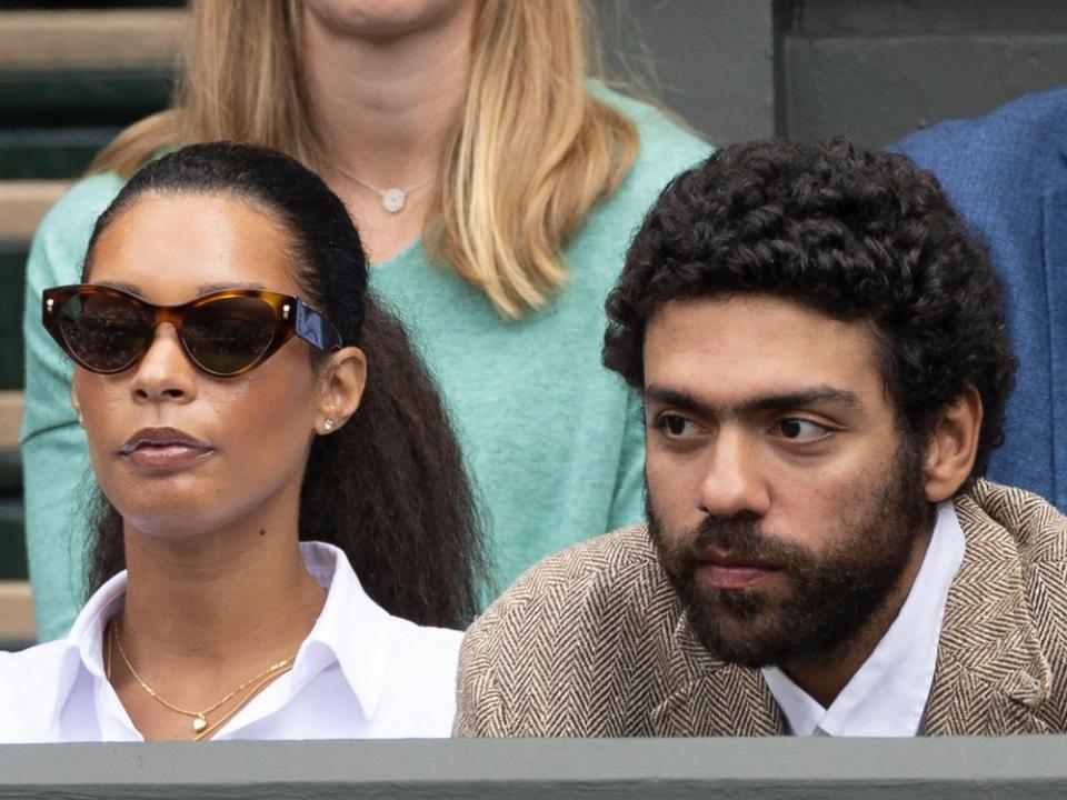 Lilian de Carvalho Monteiro und Noah Becker in Wimbledon. (Bild: imago/i Images)