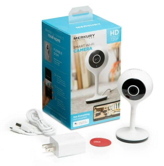 Merkury Innovations&#39; Smart Wi-Fi Camera starts around $20, a good starter option for those dabbling in home security systems.