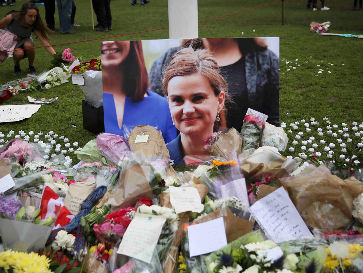 The Conservative candidate in Jo Cox's old seat joked at the hustings event that 'we have not yet shot anybody': Reuters