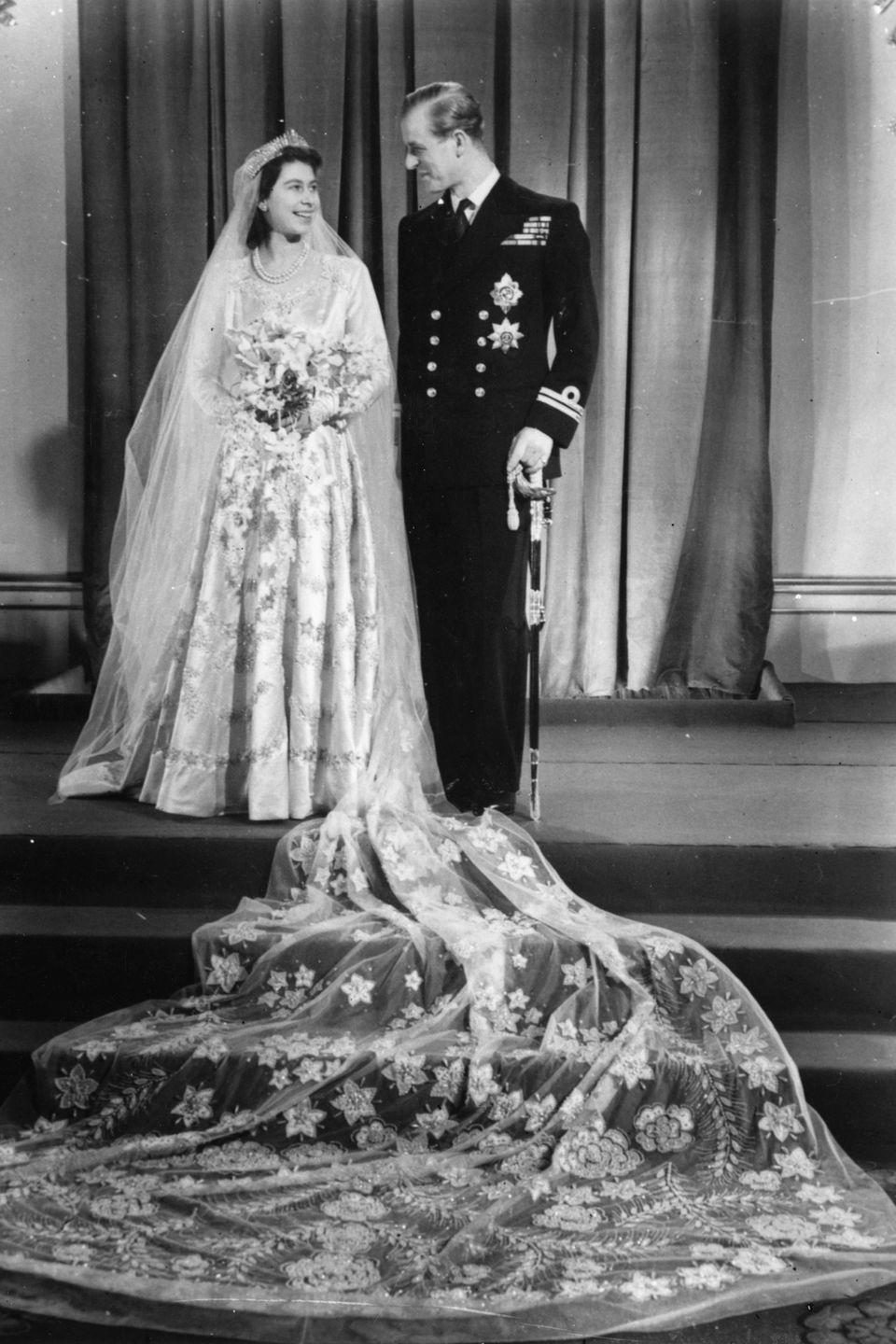 1947: Princess Elizabeth and Philip Mountbatten