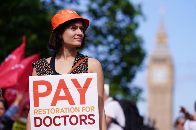 Junior doctors on strike