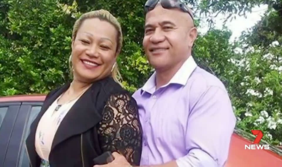 Tiperia Afamiliona says she has forgiven her husband for his attack. Source: 7 News