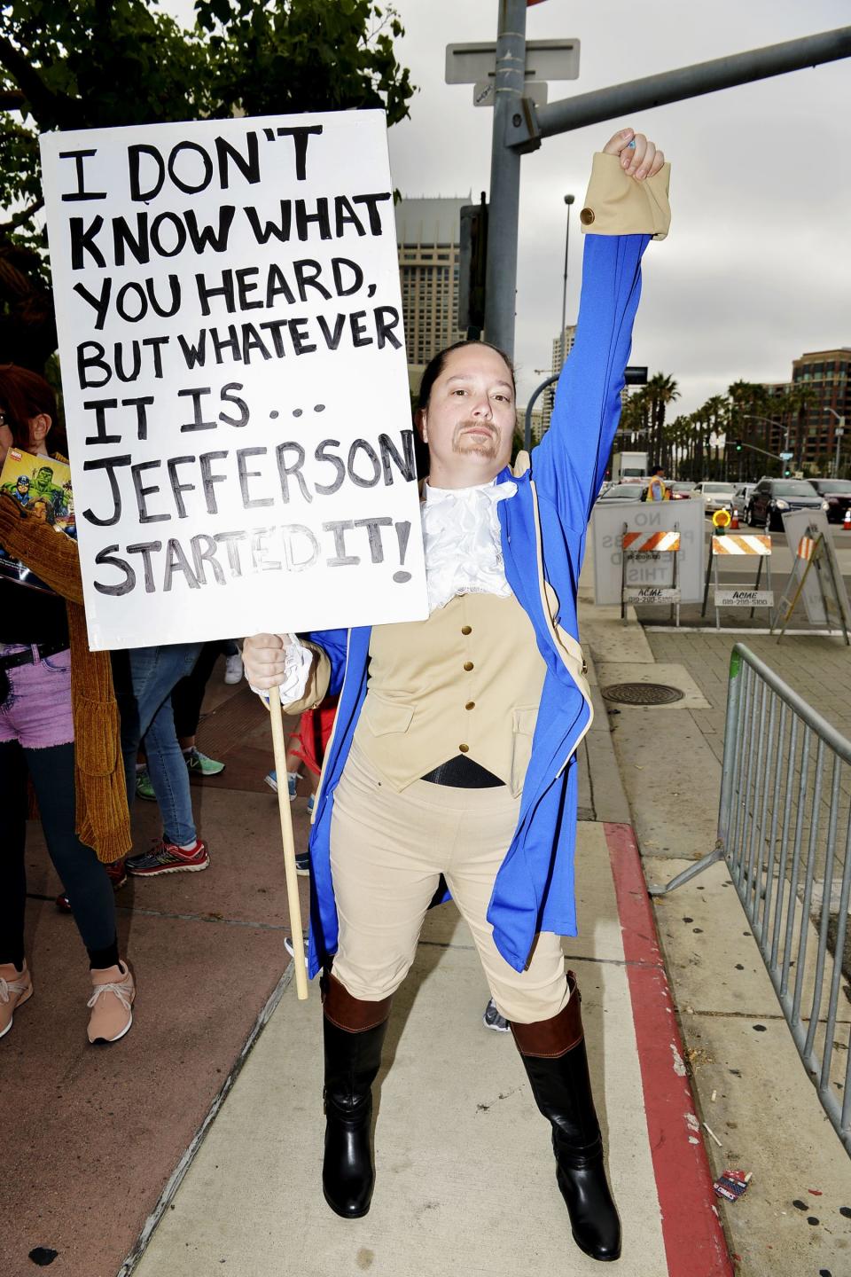 Alexander Hamilton cosplayer