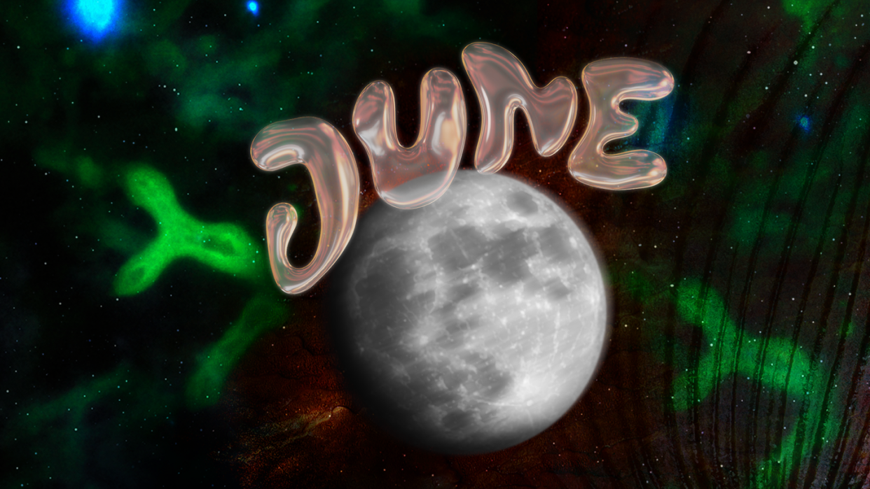 the word june over the moon