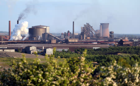 FILE PHOTO: The British Steel works in Scunthorpe, northern England, May 21, 2019. REUTERS/Scott Heppell/File Photo