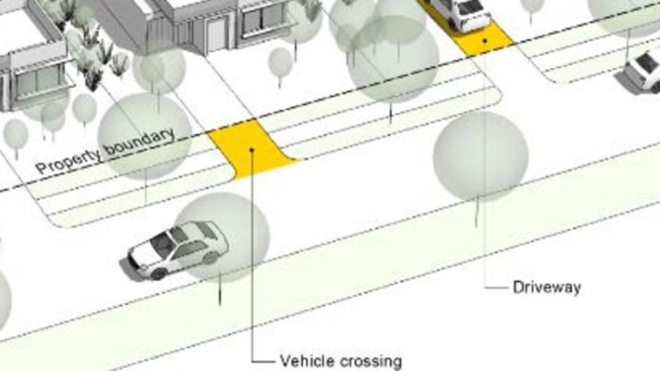 Property boundary and vehicular crossing. Picture Gold Coast Council.jpg