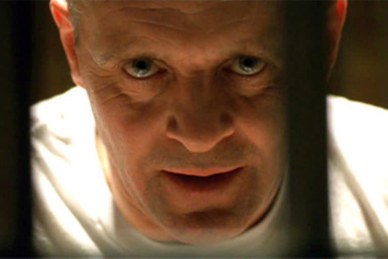 Anthony Hopkins en El silencio de los inocentes, la película que lo llevó a ganar su primera estatuilla de la Academia de Hollywood