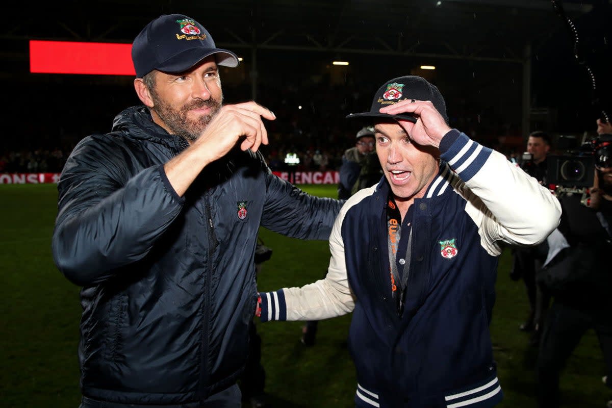 Ryan Reynolds and Rob McElhenney own Wrexham (Getty Images)