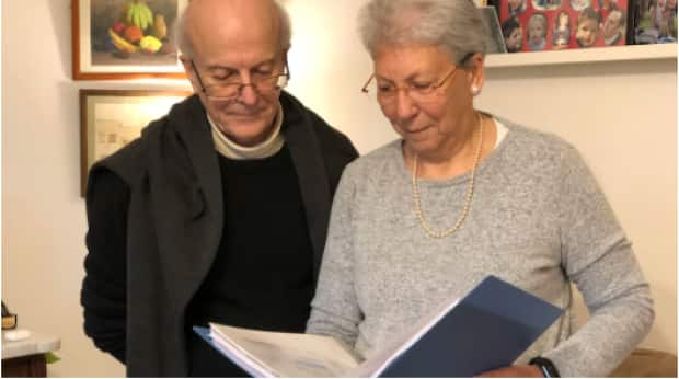 Jacques Lefebvre, left, and his wife, Hélène, who lives in the south of France, found out about the letter through a local newspaper a few years ago.