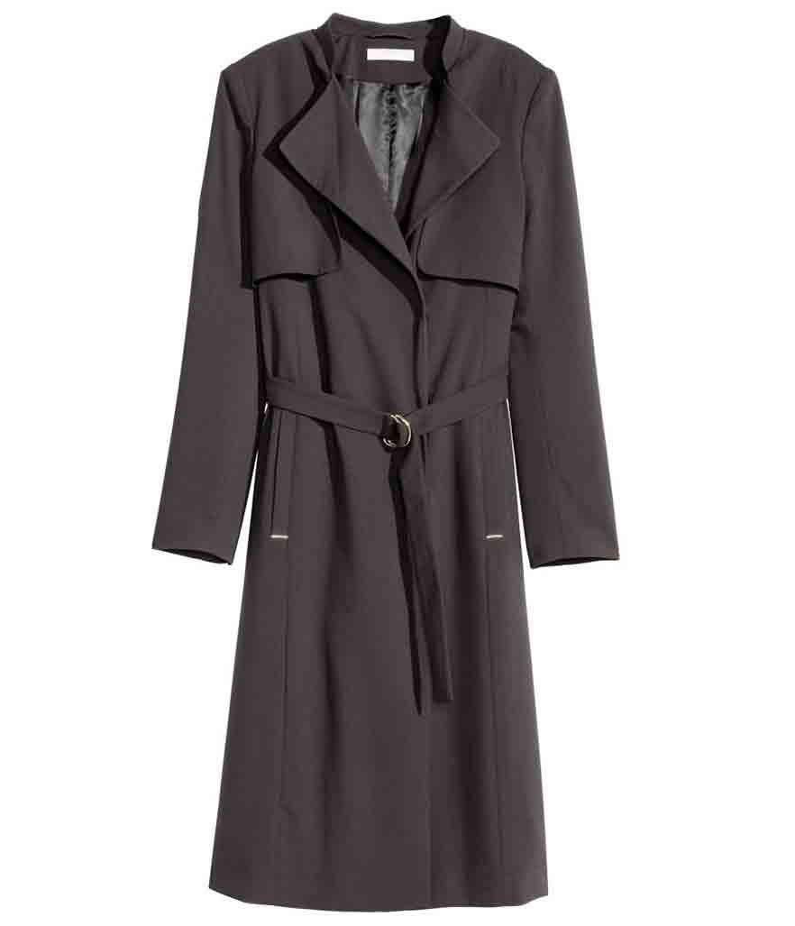 H&M Trenchcoat in Gray