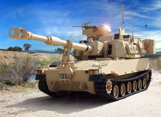 美國近年來連續批准對台軍售，其中M109A6自走砲（圖）是我國軍最需要的武器之一，在2021年中宣布核准售予台灣。   圖：翻攝自美國陸軍官網