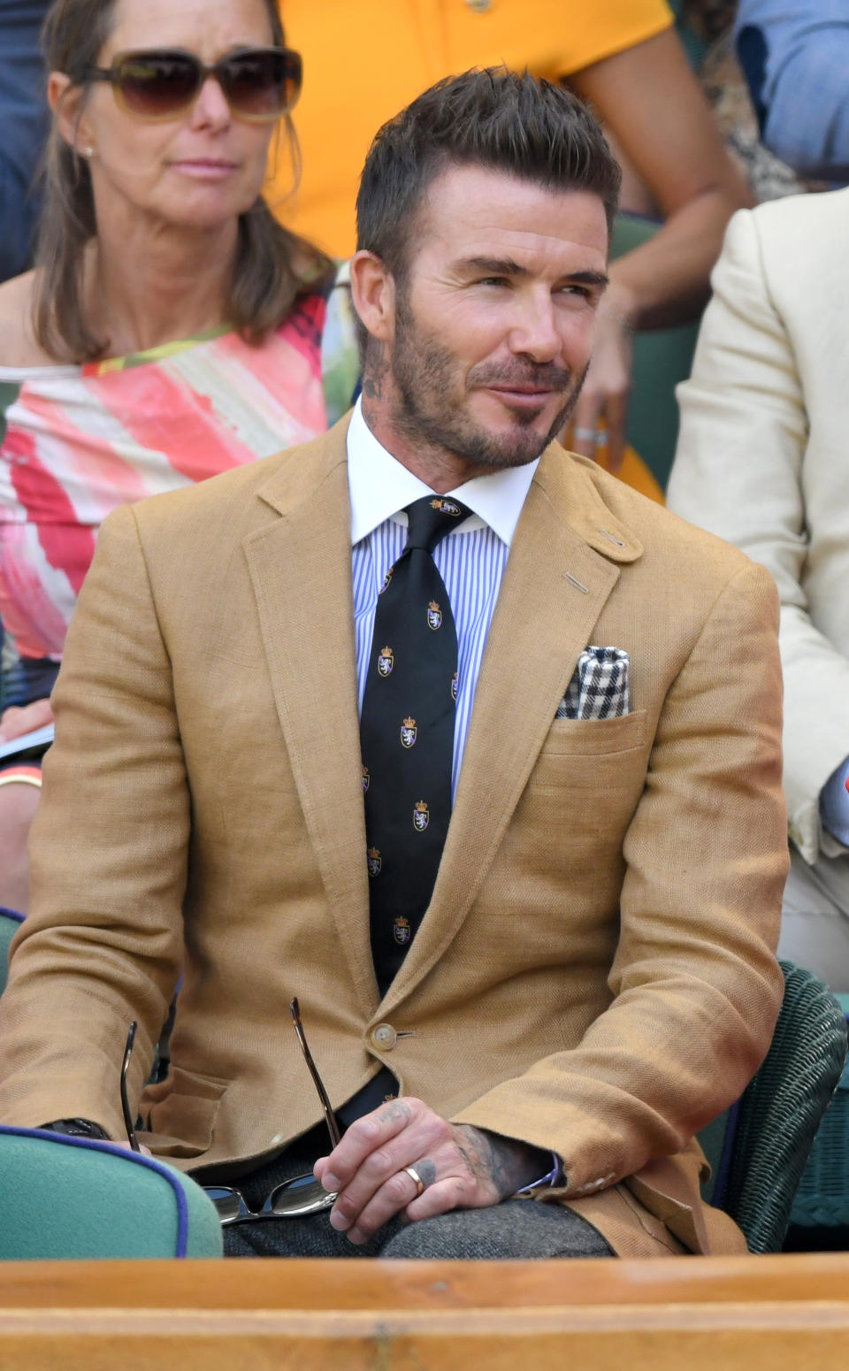 Day ten of Wimbledon 2019: David Beckham