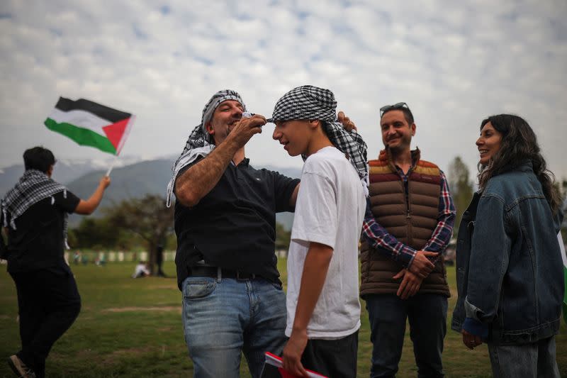 A Palestinian diaspora makes its voice heard on Gaza, in Santiago