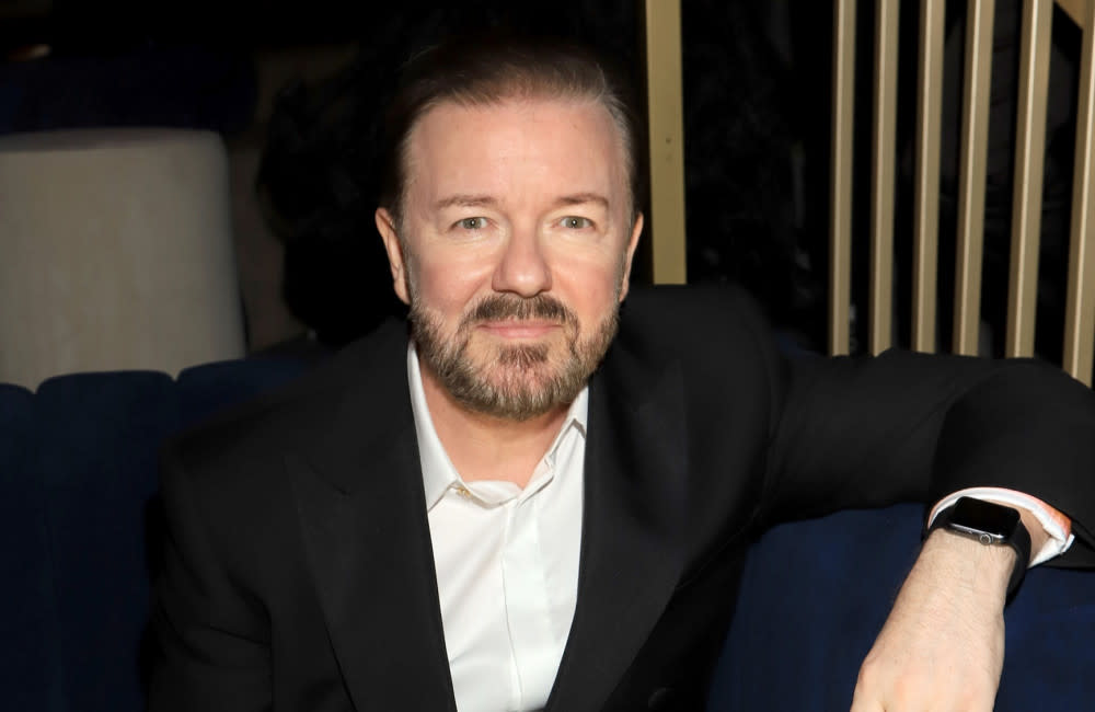 Ricky Gervais thinks terrestrial TV is a 's**** show' credit:Bang Showbiz