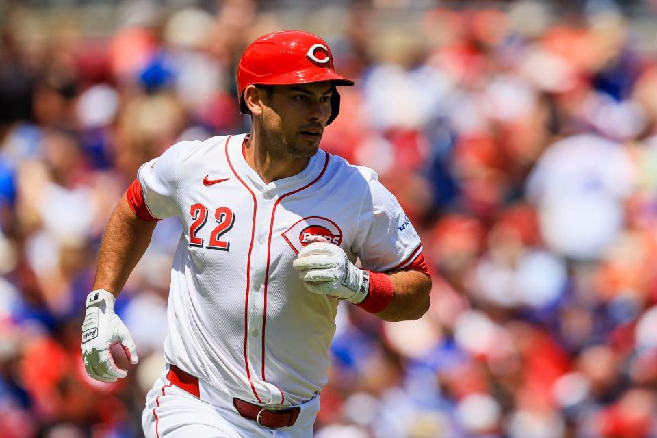 Luke Maile's solo home run in the third inning cut the Cubs' lead to 4-1, but the Reds could muster only one more run the rest of the way.