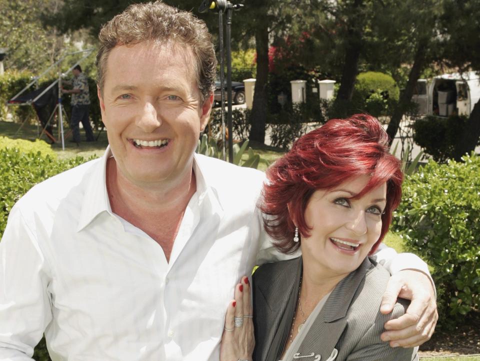 Sharon Osbourne and Piers Morgan