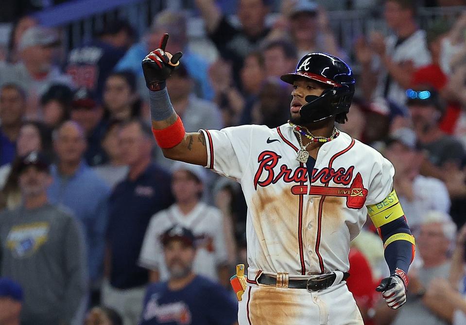 Right Fielder Ronald Acuna Jr. (Photo by Kevin C. Cox/Getty Images)