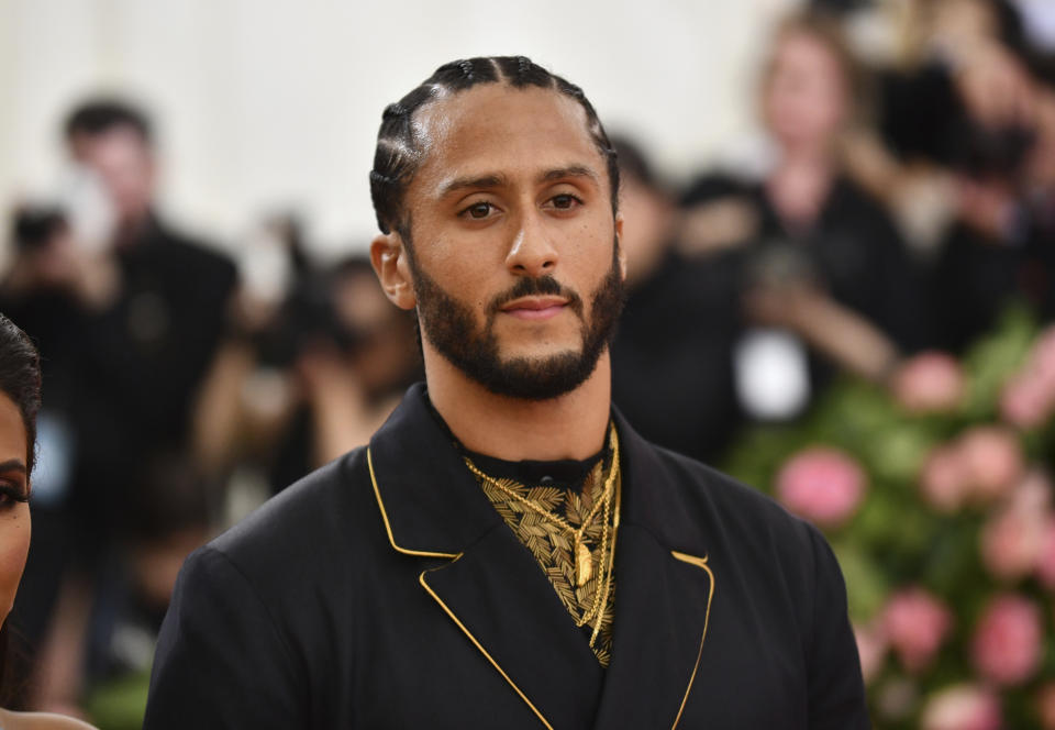 Colin Kaepernick attends The Metropolitan Museum of Art's Costume Institute benefit gala celebrating the opening of the 