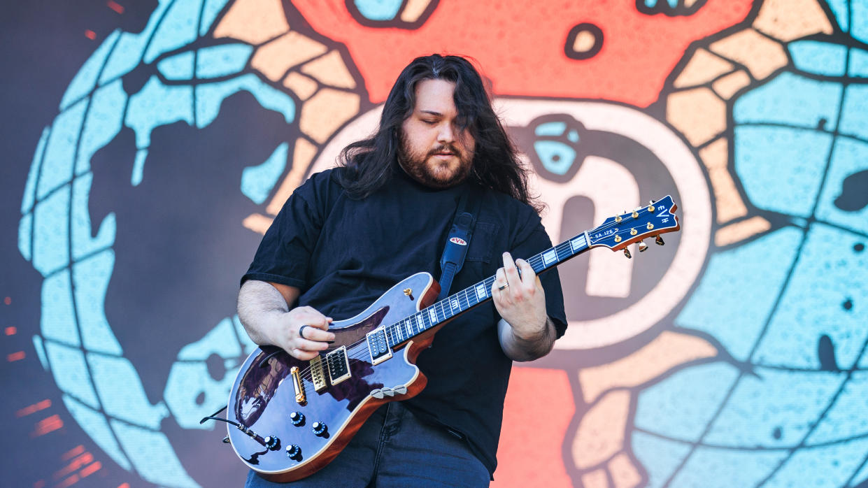  Wolfgang Van Halen from Mammoth WVH performs on stage at Tons Of Rock Festival 2024 on June 26, 2024 in Oslo, Norwa. 