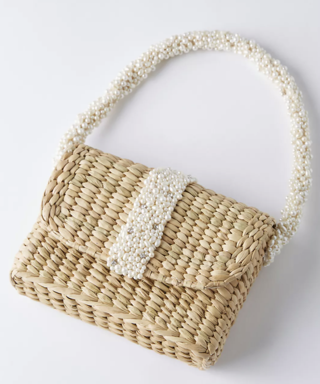  Natural NEO Phone Straw Bag Crossbody Wallet Small