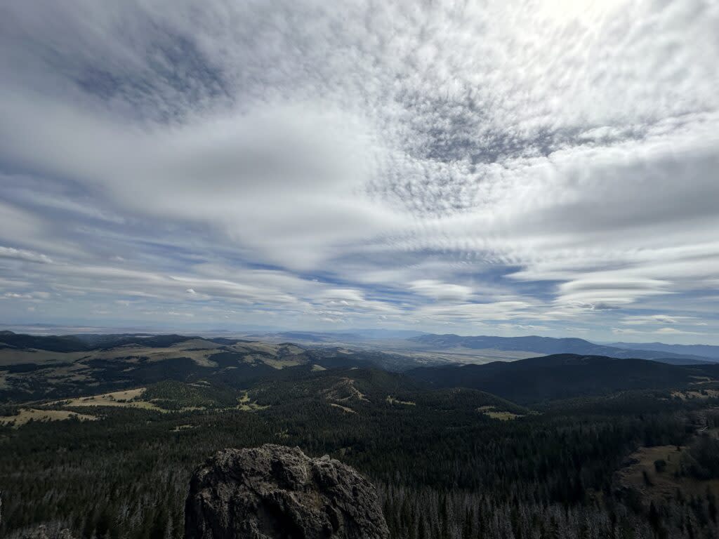 Looking northeast from the Elkhorn Mountains on Aug. 12, 2023. (Photo by Blair Miller, Daily Montanan)