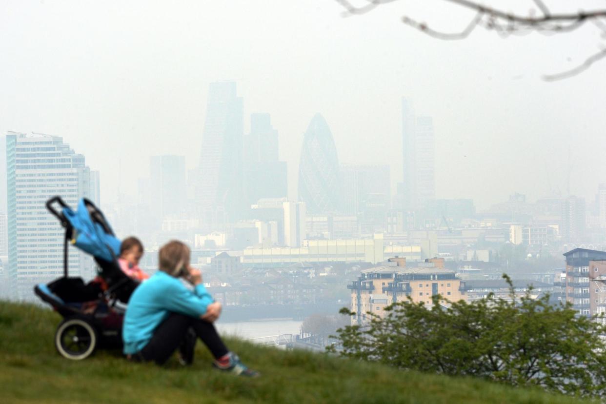 Toxic: More than eight million children live in areas of the UK with illegal levels of air pollution (PA)