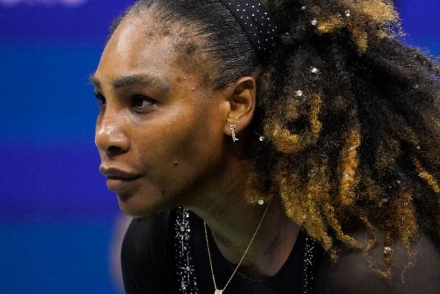 Serena Williams was all business on Arthur Ashe Stadium