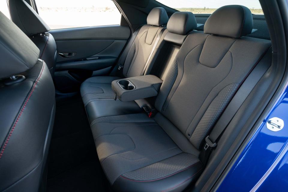 <p>Rear seats are roomy. </p>