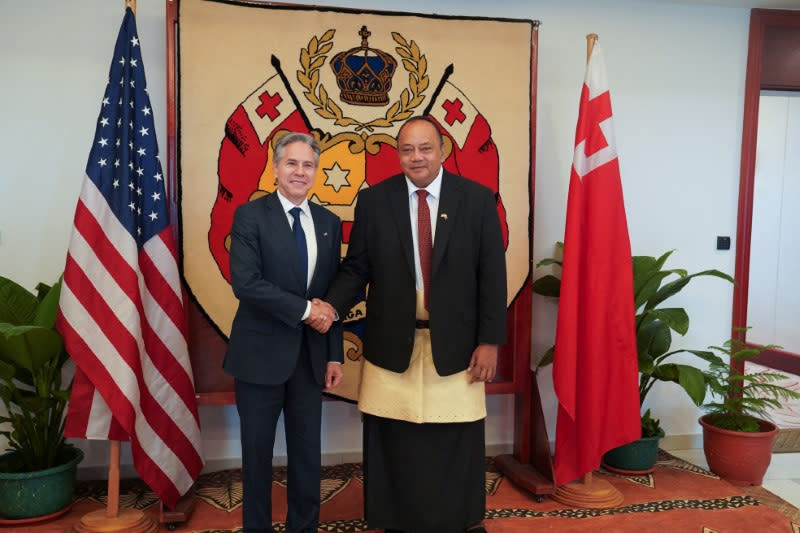 U.S. Secretary of State Blinken visits Tonga