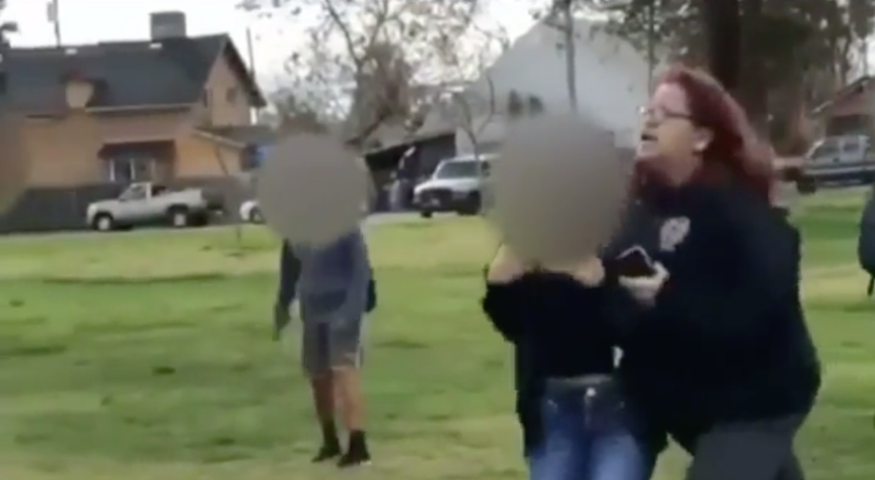 Police are investigating a fight that involved two Turlock Junior High School students after a mother was captured encouraging one teen to hit another on video. (Photo: Facebook)