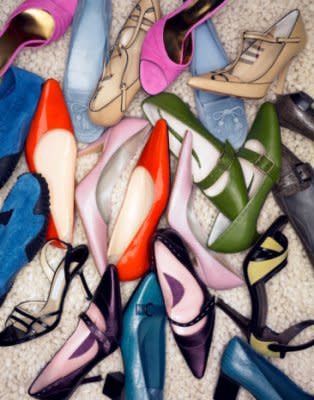 pile of women shoes