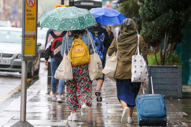 After a widespread heatwave, heavy rain and thunderstorms are forecast across the weekend. 