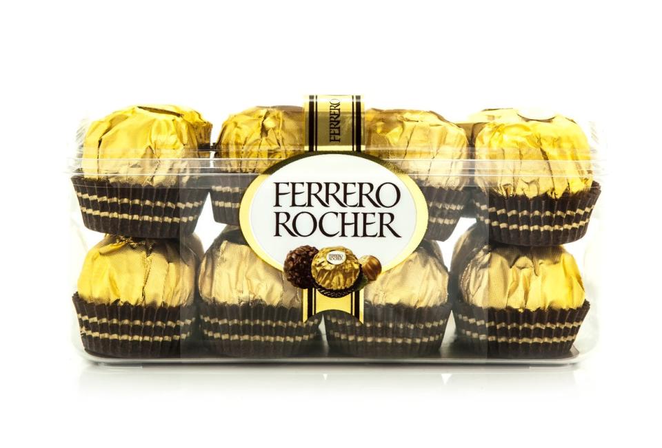 <p>Ferrero Rocher will be available in a chocolate bar format soon in the UK.</p> (Getty Images)