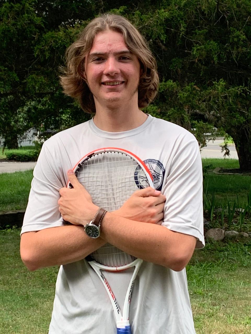 Petr Quinn of Rockland High has been named to The Patriot Ledger/Enterprise Boys Tennis All-Scholastic Team.