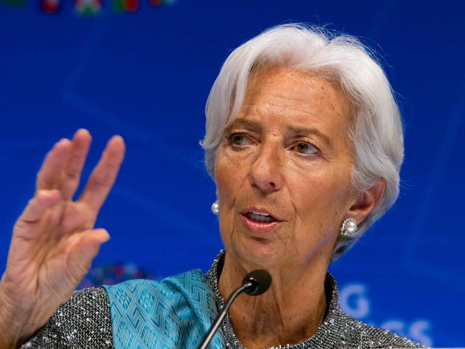 Christine Lagarde's resignation will be effective on 12 September: AP/Jose Luis Magana