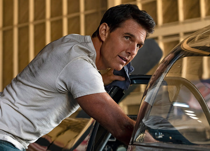 Tom Cruise en Top Gun Maverik