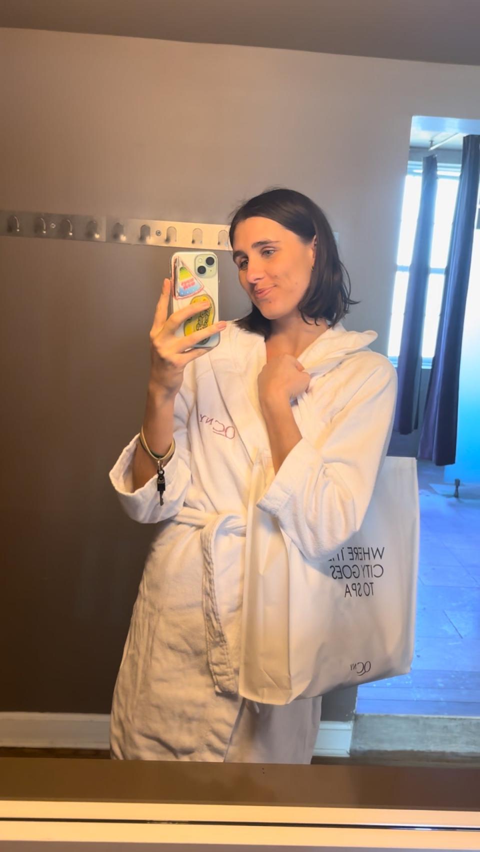 Lara at the QC NY Spa on Governors Island (Lara Olszowska)