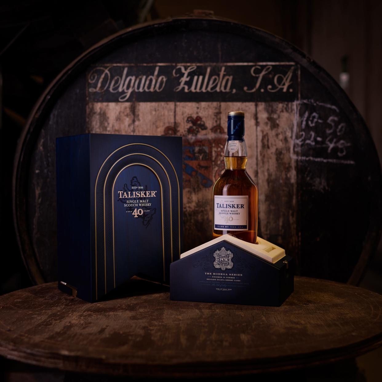 After 40 years in American oak, the Talisker Bodega Series 4 whisky has a three to four month finishing spell in Amontillado barrels