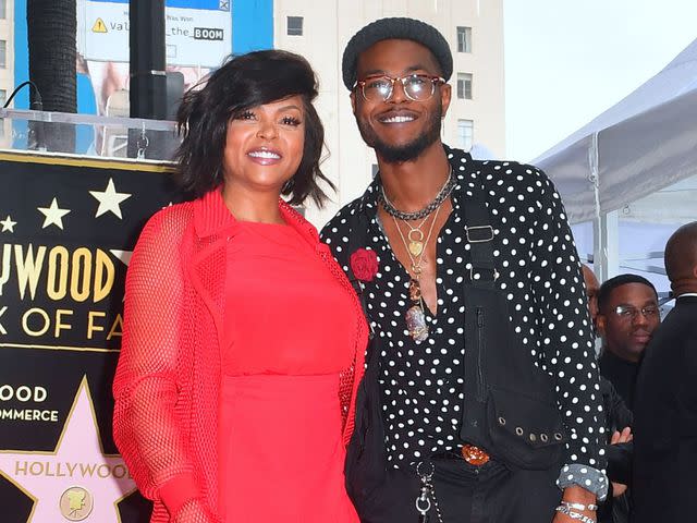 FREDERIC J. BROWN/AFP Taraji P. Henson and her son, Marcell Johnson, in 2019.