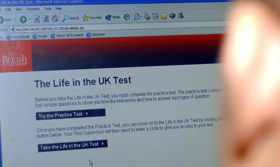 The test is part of the citizenship process (PA)