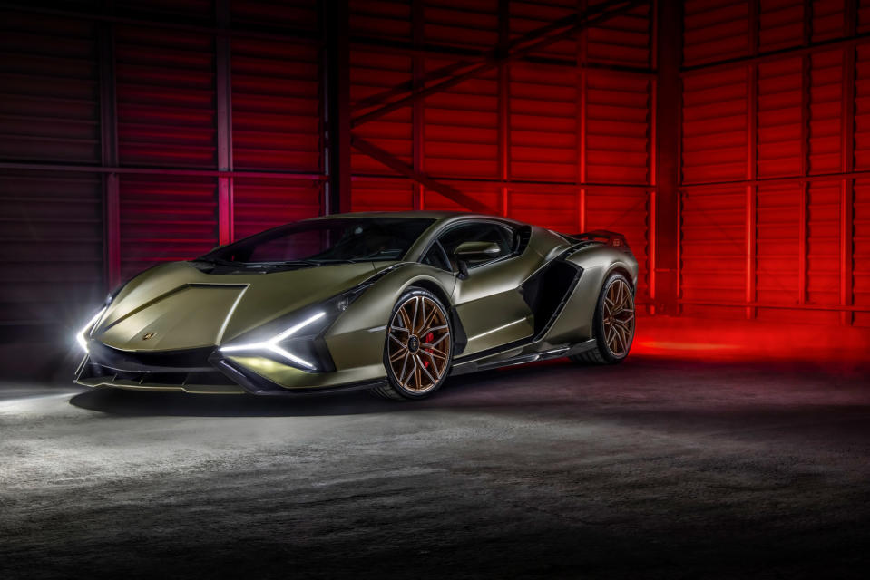 <p>Lamborghinis are about drama of shape and motion, and the Sian delivers both by the container-load. As it should given its seven-digit price. Cuts, curves, slots, hexagons, blades, grilles and fins litter this design, yet it coheres with surprising elegance.</p>