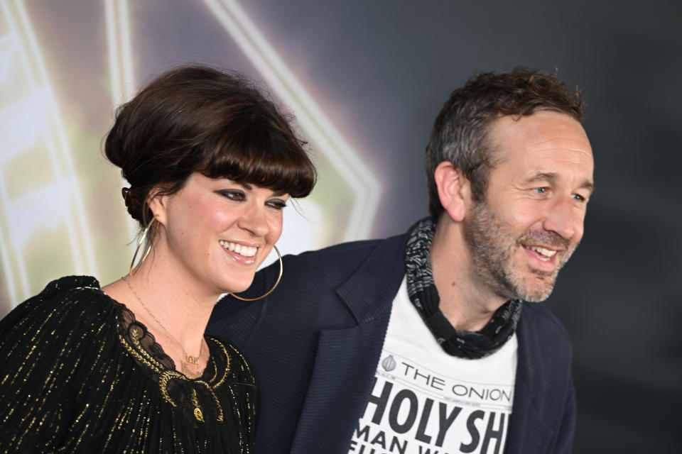 Dawn O'porter and Chris O'Dowd attend 