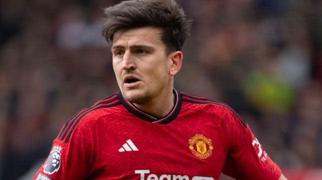 Harry Maguire in action for Manchester United