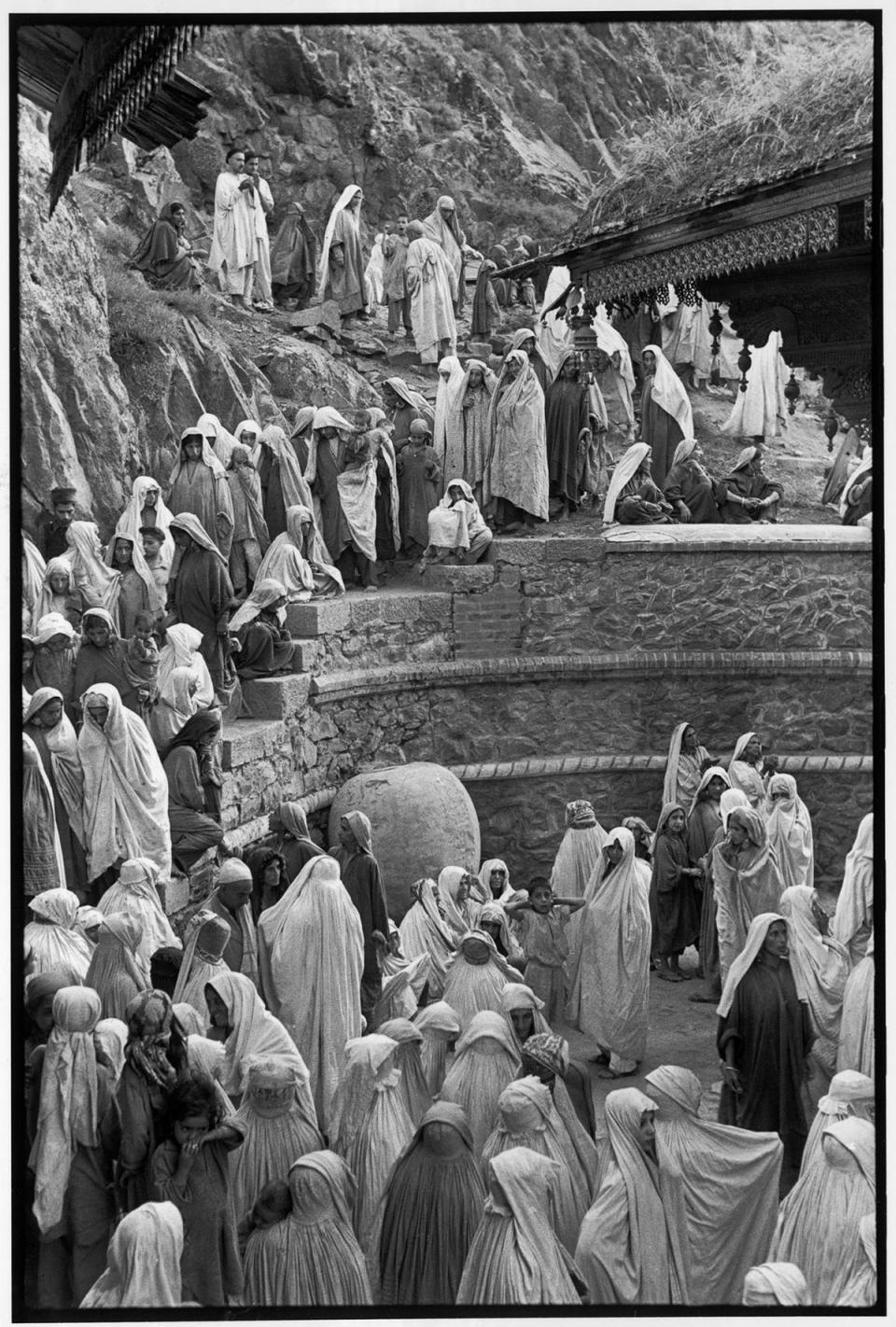 Friday prayers at Kashmir mosque