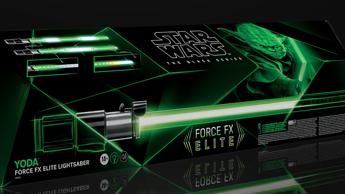 star wars yoda force fx lightsaber