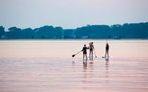 <p>Only accessible by ferry, Shelter Island, the Hamptons’ quiet next-door neighbor, is the perfect seaside retreat. The island is nestled between the two forks of Long Island and known for its unspoiled beaches and beautiful manor houses. This summertime enclave maintains its rustic charm with a population of less than 3,000 and a third of the land preserved by the Nature Conservancy. Spend your day either lolling around on the beaches or try out sailing (a Shelter Island rite of passage) on a sloop around the Peconic Bay.</p>