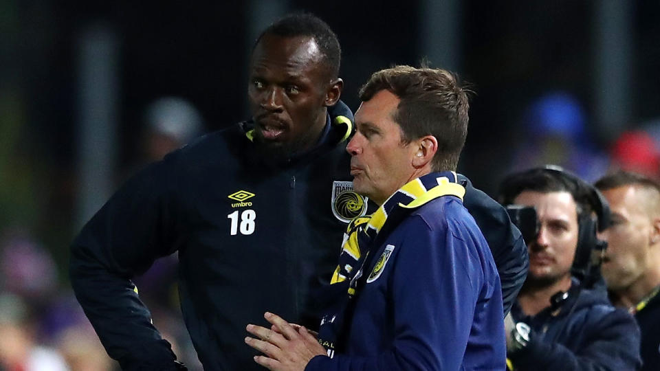 Mariners coach Mike Mulvey says it’s the first he’s heard of the Bolt contract offer. Pic: Getty