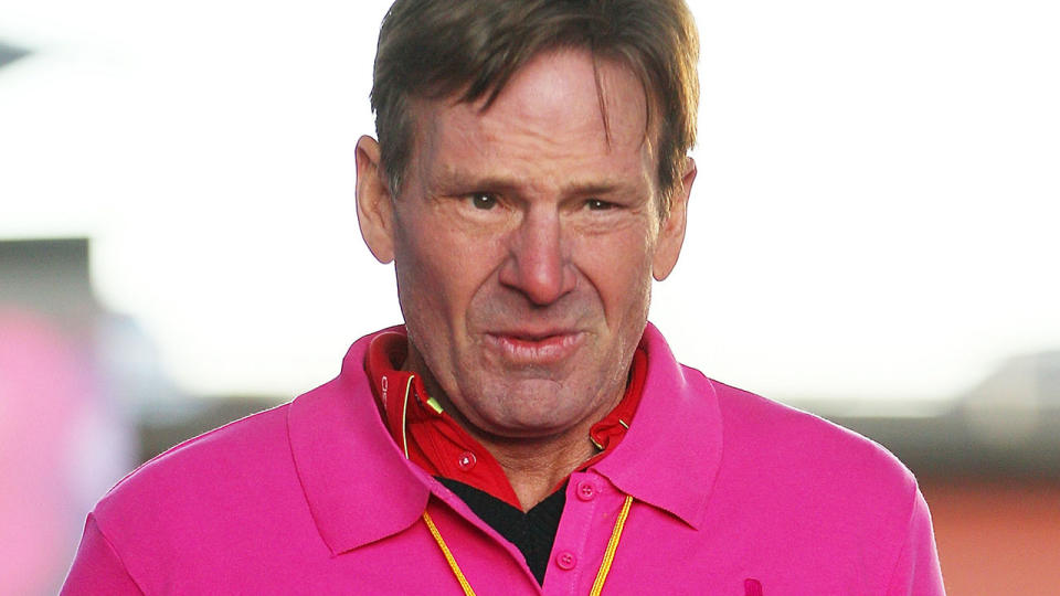 Sam Newman, pictured here at the Shane Crawford Charity Bike Ride in 2013.